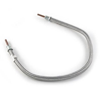 LPG High Pressure Galv. Braided Hose - 3/8" Copper Standpipe x 24"