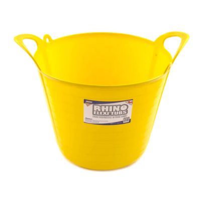 Rhino Flexi Tub Yellow 26 Litre 