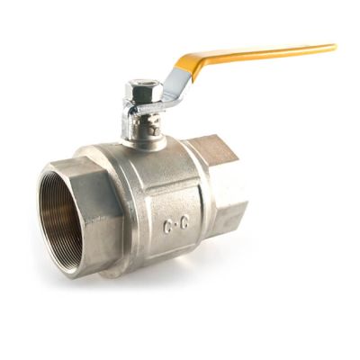 Gas Ball Valve - 2" BSP PF Yellow Lever Handle