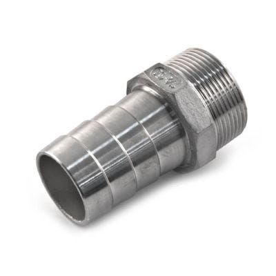 Screwed Stainless Steel Hose Tail Adaptor 2" BSP TM