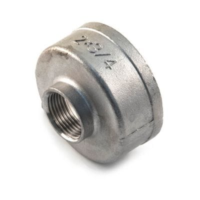 Screwed S/Steel Reducing Socket - 2" x 3/4" BSP