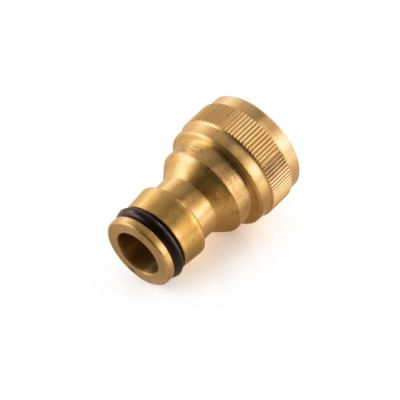 Garden Hose Tap Connector - 3/4" BSP Brass