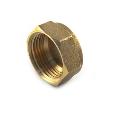 Brass Threaded Stop Cap - 3/4" BSP P to BS 2779