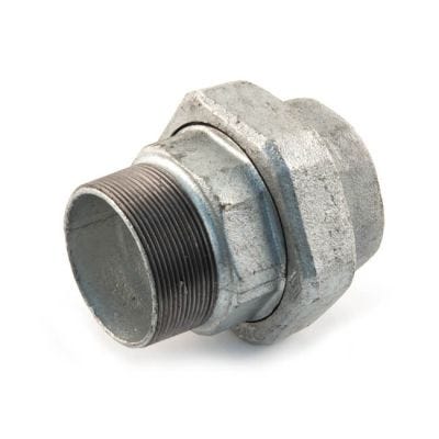 Iron to Iron Equal Union - 3" M x F Galvanised