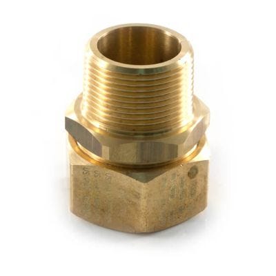 AutoFlare® Gas Straight Fitting 40mm x 1/1/2" BSP TM