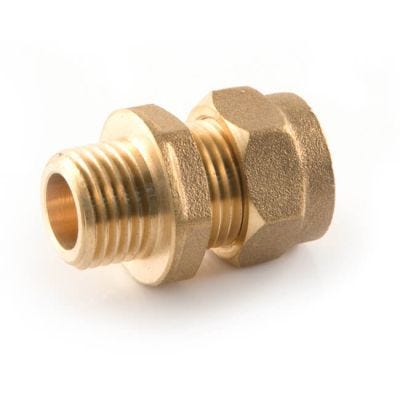 Compression Straight Adaptor - 8mm x 1/4"