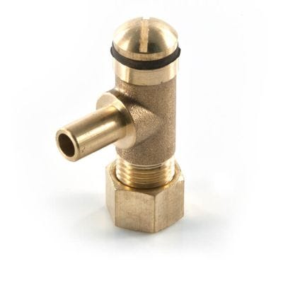 Restrictor Elbow Brass - 8mm Comp. x 8mm Standpipe