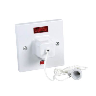 Ceiling Switch - 45A, Double Pole, 1 Way with Neon