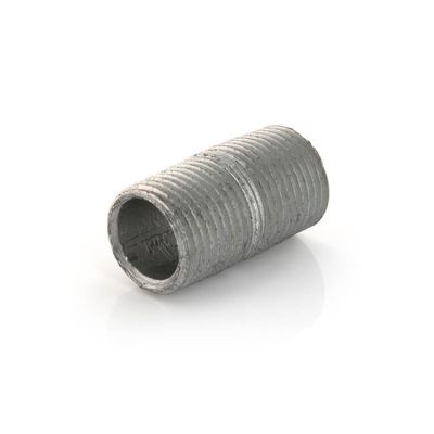 Close Taper Nipple Mild Steel - 1/2" Galvanised