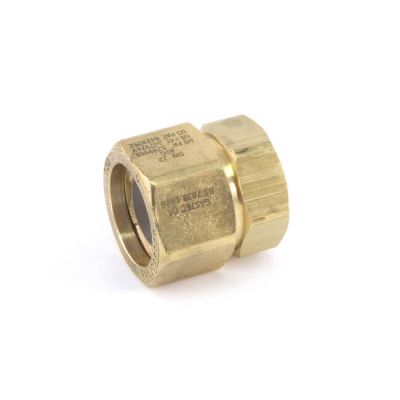 AutoFlare® Gas Pipe Straight Fitting DN22 x 1/2" BSP F