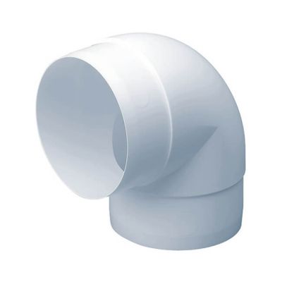 Domus 90° Ducting Bend - 125mm White