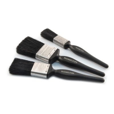 Hamilton Acorn Paint Brushes 3 pack