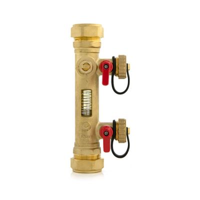 Inta INFBV28 Heat Pump Flow Balancing Valve with Fill & Flush  - 4 to 40 l/min