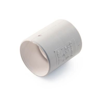 Solvent Weld Straight Coupling - 32mm White