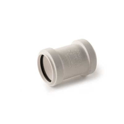 Push-fit Straight Coupling - 32mm White