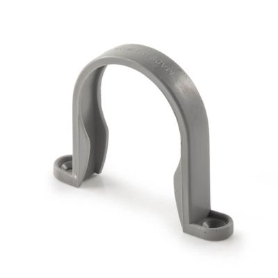 Pipe Clip - 50mm Grey