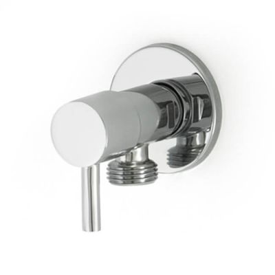 Round Shut-off Valve - Chrome