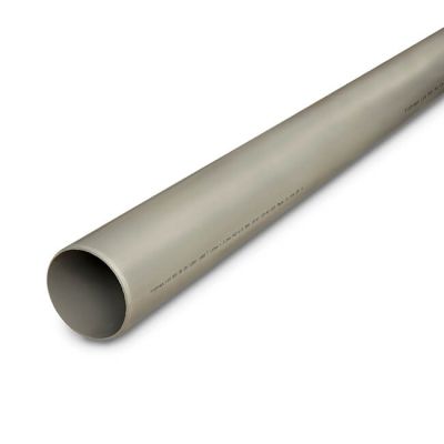 Solvent Weld Plain End Pipe - 110mm x 4m - Olive Grey