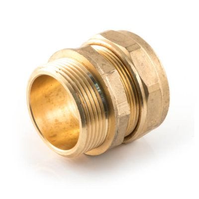 Straight Adaptor UK Compression - 35mm x 1.1/4"