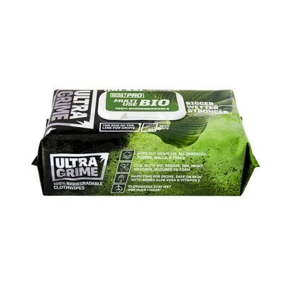 Ultragrime Pro XXL Bio Wipes - Pack of 100