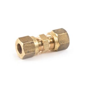 LPG Gas. 8mm Brass straight compression fitting 